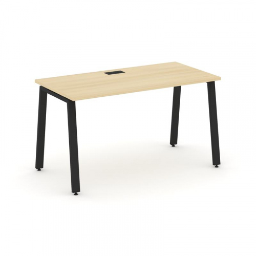 Style Project Стол письменный SN-6A.SP-013 Тиквуд Светлый/Металл Белый 1380*700*750 фото 13