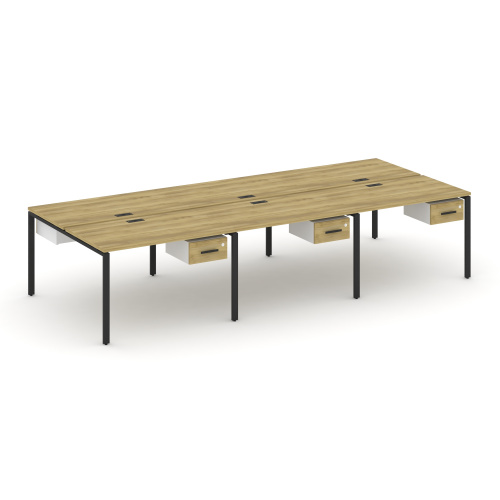 Бенч-система на 6 мест с подвесными тумбами Concept CN.DRS-150 фото 6