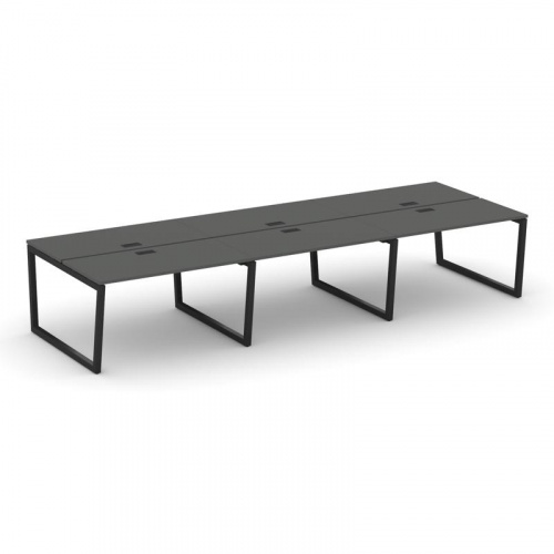 Style Project Рабочая станция 2-х сторон. SN-5T2.DRS-072 Акация Лорка/Металл Антрацит/Заглушка Пласт фото 6