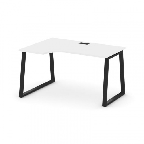 Style Project Стол рабочий эргоном. SN-6T1.SPA-021(L) Акация Лорка/Металл Антрацит/Заглушка Пластик фото 9