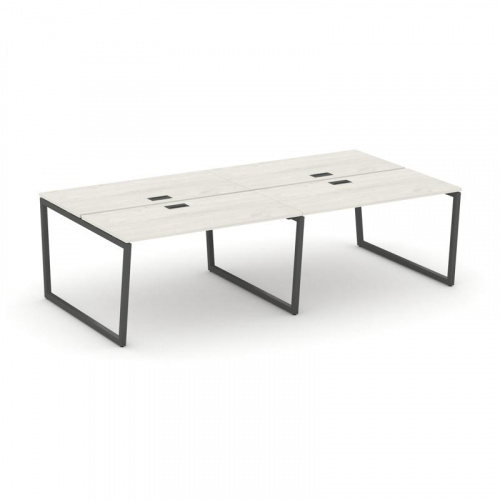 Style Project Рабочая станция 2-х сторон. SN-4T2.DRS-043 Акация Лорка/Металл Антрацит/Заглушка Пласт фото 24