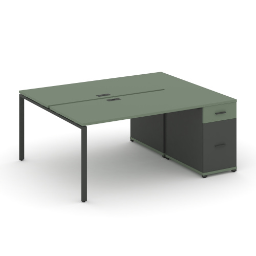 Бенч-система с 1 опорной тумбой Concept CN.DRS-407 фото 2