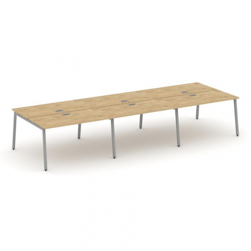 Style Project Рабочая станция 2-х сторон. SN-4A.DRS-072 Дуб Наварра/Металл Антрацит 3540*1432*750 фото 10