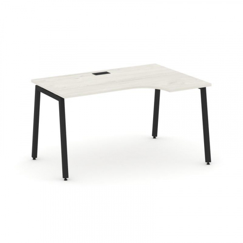 Style Project Стол рабочий эргоном. SN-4A.SPA-001(R) Белый/Металл Белый 1380*600/980*750 фото 11