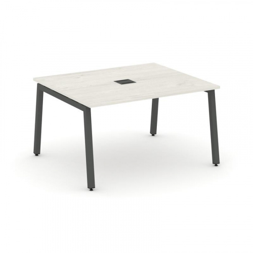 Style Project Стол переговорный SN-5A.SPRG-032 Акация Лорка/Металл Белый 1180*1180*750 фото 17