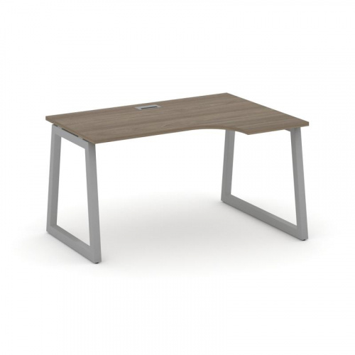 Style Project Стол рабочий эргоном. SN-5T1.SPA-002(R) Акация Лорка/Металл Антрацит/Заглушка Пластик фото 14