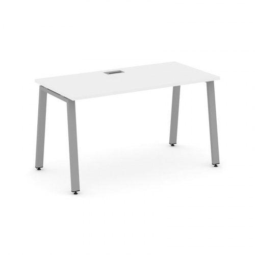 Style Project Стол письменный SN-6A.SP-013 Тиквуд Светлый/Металл Белый 1380*700*750 фото 4