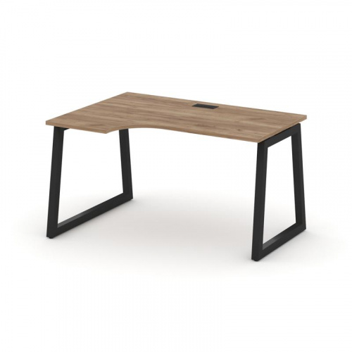 Style Project Стол рабочий эргоном. SN-5T1.SPA-021(L) Акация Лорка/Металл Антрацит/Заглушка Пластик фото 9 Style Project Стол рабочий эргоном. SN-5T1.SPA-021(L) Акация Лорка/Металл Антрацит/Заглушка Пластик фото 9