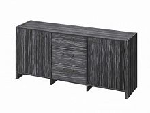 Тумба трехсекционная FB-13-01.D. Древесина Графит