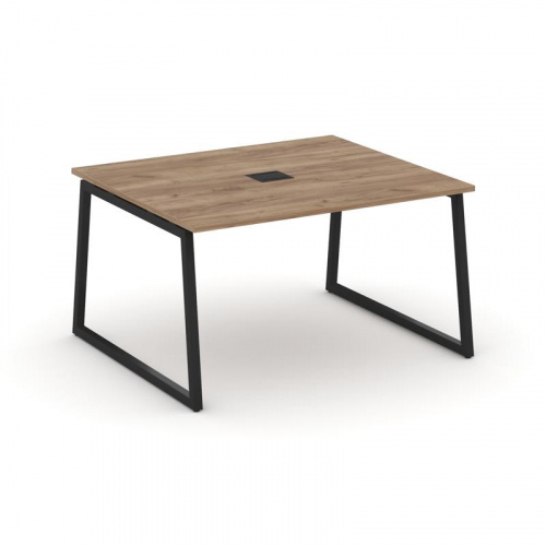 Style Project Стол переговорный SN-4T1.SPRG-034 Акация Лорка/Металл Антрацит/Заглушка Металл Антраци фото 6