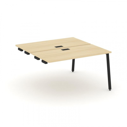 Style Project Стол-приставка к опор. элем. SN-4A.DPRS-014 Тиквуд Светлый/Металл Белый 1580*1432*750