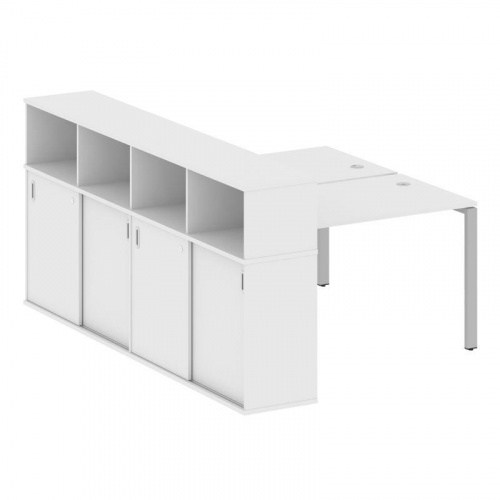 Бенч-система с шкафом-купе на П-обр. м/к Metal System БП.РС-СШК-4.2 фото 7