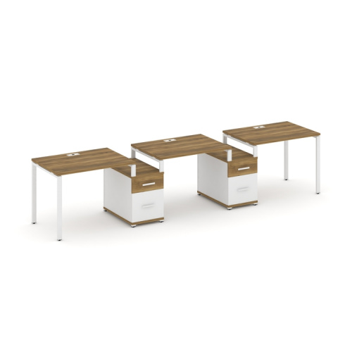 Бенч-система на 3 места с 2 опорными тумбами Concept CN.ORS-329 фото 8