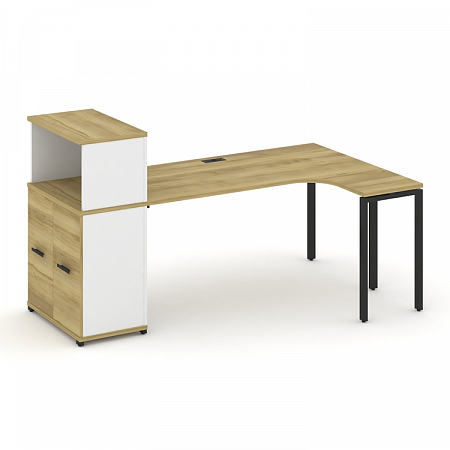 Стол эргономичный с опорным распашным шкафом Concept CN.SA-214(R)