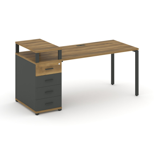 Стол офисный с опорной тумбой Concept CN.SP-412