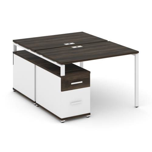 Бенч-система на 2 места с опорной тумбой Concept CN.DRS-306 фото 9