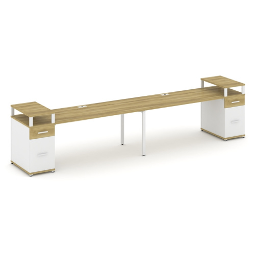 Бенч-система на 2 места с 2 опорными тумбами Concept CN.ORS-432 фото 11