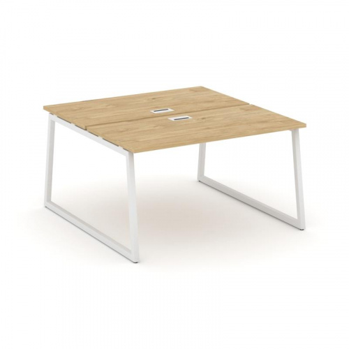 Style Project Рабочая станция 2-х сторон. SN-4T1.DRS-013 Акация Лорка/Металл Антрацит/Заглушка Пласт фото 3