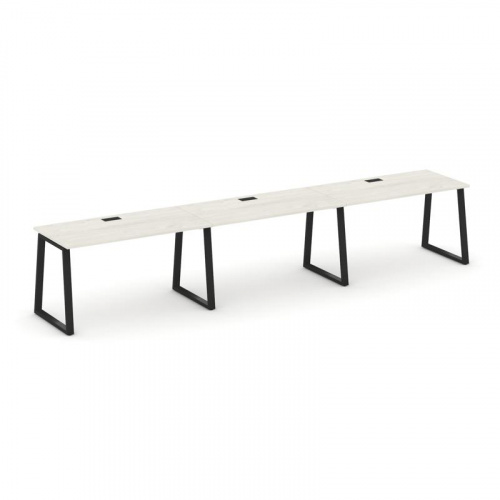 Style Project Рабочая станция 1 сторон. SN-6T1.ORS-034 Акация Лорка/Металл Антрацит/Заглушка Пластик фото 6