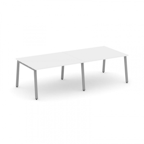 Style Project Стол переговорный SN-6A.SPRG-042.3 Дуб Наварра/Металл Белый 2360*1180*750 фото 3 Style Project Стол переговорный SN-6A.SPRG-042.3 Дуб Наварра/Металл Белый 2360*1180*750 фото 3