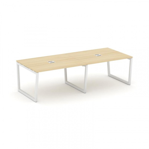 Style Project Стол переговорный SN-5T2.SPRG-044 Акация Лорка/Металл Антрацит/Заглушка Металл Антраци фото 21