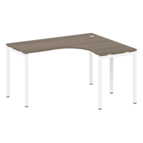 Стол криволинейный правый на П-обр. м/к Metal System Quattro 40БП.СА-3 (R)