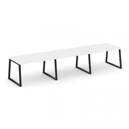 Style Project Стол переговорный SN-6T1.SPRG-022.3 Акация Лорка/Металл Антрацит 3540*980*750 фото 7