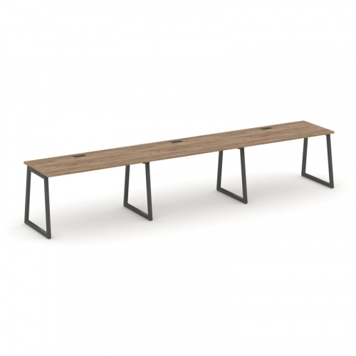 Style Project Рабочая станция 1 сторон. SN-4T1.ORS-042 Акация Лорка/Металл Антрацит/Заглушка Пластик фото 10