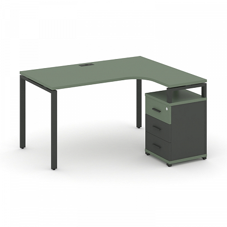 Стол эргономичный с опорной тумбой Concept CN.SA-305(R)