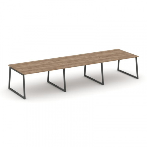 Style Project Стол переговорный SN-4T1.SPRG-052.3 Акация Лорка/Металл Антрацит 3540*1180*750 фото 23