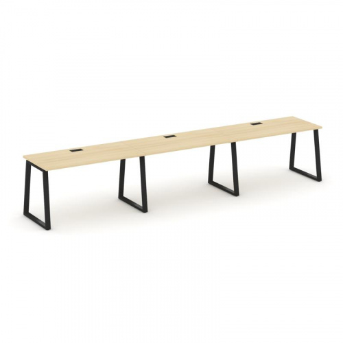 Style Project Рабочая станция 1 сторон. SN-6T1.ORS-034 Акация Лорка/Металл Антрацит/Заглушка Пластик фото 5