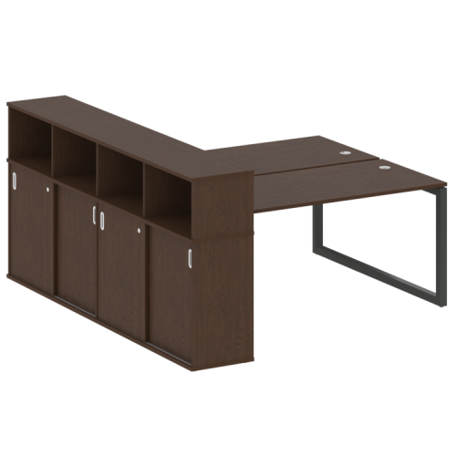 Бенч-система с шкафом-купе на О-обр. м/к Metal System Quattro 50БО.РС-СШК-4.4 фото 9