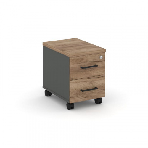 Style Project Тумба мобильная з/с ЛХДФ SN.TM-003 Акация Лорка/Черный Ручки 320*460*437 фото 10