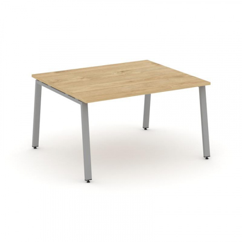 Style Project Стол переговорный SN-6A.SPRG-032.3 Тиквуд Светлый/Металл Белый 1180*1180*750 Style Project Стол переговорный SN-6A.SPRG-032.3 Тиквуд Светлый/Металл Белый 1180*1180*750