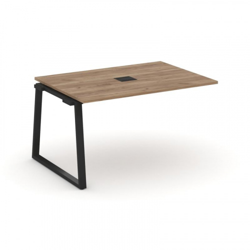 Style Project Проходной наб. элем. перег. стола SN-6T1.NSPRG-002 Акация Лорка/Металл Антрацит/Заглуш фото 7