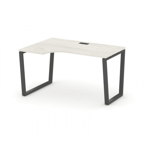 Style Project Стол рабочий эргоном. SN-6T2.SPA-012(L) Акация Лорка/Металл Антрацит/Заглушка Пластик фото 24