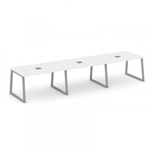 Style Project Стол переговорный SN-6T1.SPRG-021 Акация Лорка/Металл Антрацит/Заглушка Металл Антраци фото 17