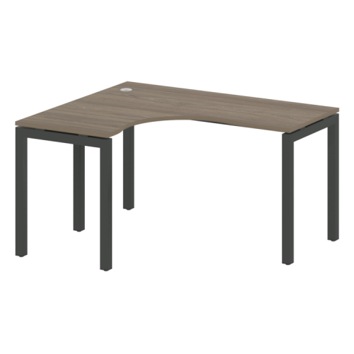 Стол криволинейный левый на П-обр. м/к Metal System Quattro 50БП.СА-3 (L) Стол криволинейный левый на П-обр. м/к Metal System Quattro 50БП.СА-3 (L)