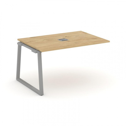 Style Project Проходной наб. элем. перег. стола SN-6T1.NSPRG-002 Акация Лорка/Металл Антрацит/Заглуш фото 2