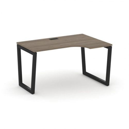 Style Project Стол рабочий эргоном. SN-5T2.SPA-021(R) Акация Лорка/Металл Антрацит/Заглушка Пластик фото 7