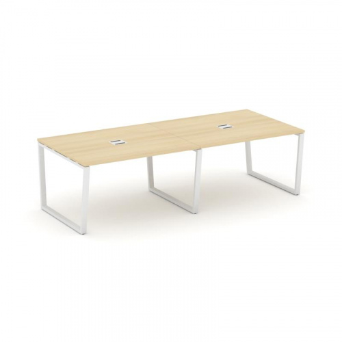 Style Project Стол переговорный SN-6T2.SPRG-042 Акация Лорка/Металл Антрацит/Заглушка Металл Антраци фото 21