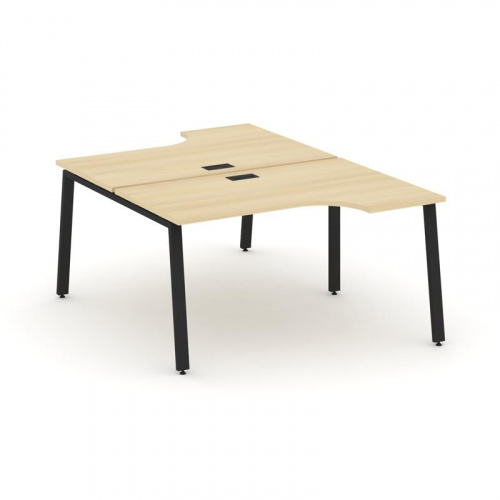 Style Project Рабочая станция эргоном. SN-6A.DRPA-002 Тиквуд Светлый/Металл Антрацит 1580*1232/1992* фото 10