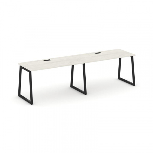 Style Project Рабочая станция 1 сторон. SN-4T1.ORS-004 Акация Лорка/Металл Антрацит/Заглушка Пластик фото 7