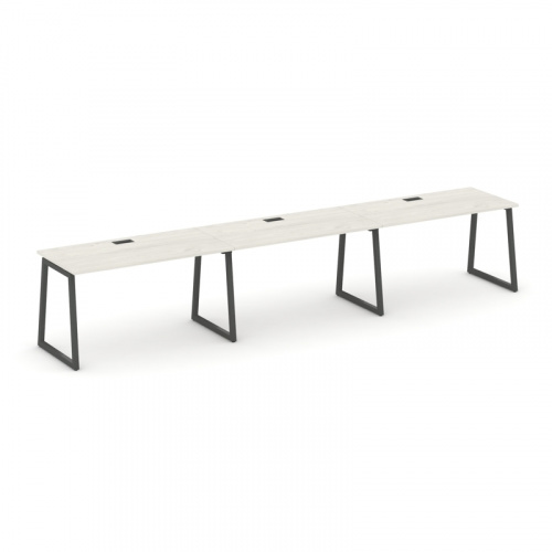 Style Project Рабочая станция 1 сторон. SN-4T1.ORS-042 Акация Лорка/Металл Антрацит/Заглушка Пластик фото 9