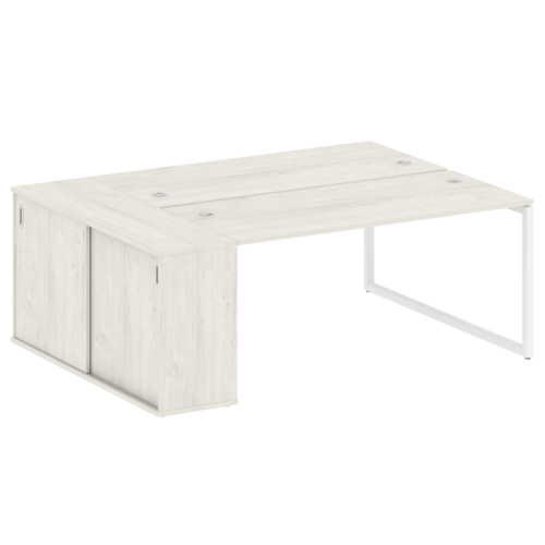 Бенч-система с шкафом-купе на О-обр. м/к Metal System Quattro 40БО.РС-СШК-1.4 фото 4