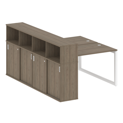 Бенч-система с шкафом-купе на О-обр. м/к Metal System Quattro 50БО.РС-СШК-4.2 фото 3