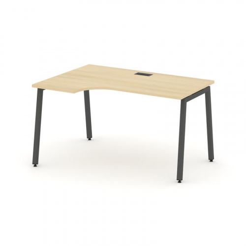 Style Project Стол рабочий эргоном. SN-4A.SPA-012(L) Акация Лорка/Металл Белый 1580*700/980*750 фото 25