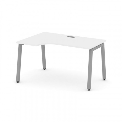 Style Project Стол рабочий эргоном. SN-5A.SPA-001(L) Дуб Наварра/Металл Антрацит 1380*600/980*750 фото 14