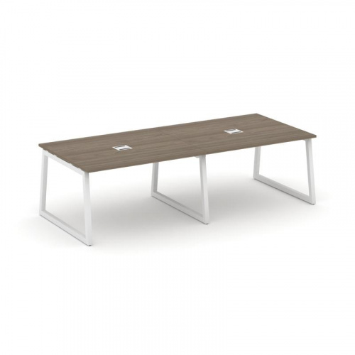 Style Project Стол переговорный SN-5T1.SPRG-044 Акация Лорка/Металл Антрацит/Заглушка Металл Антраци фото 16