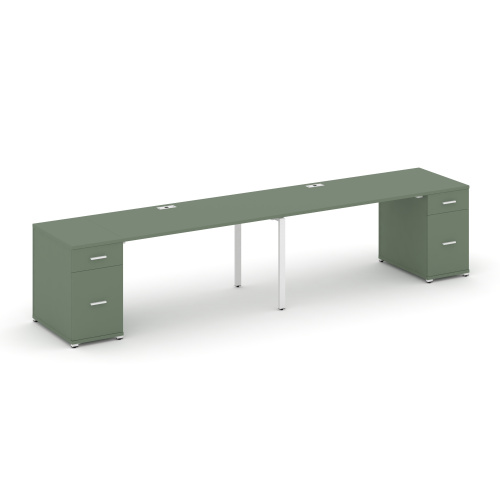 Бенч-система на 2 места с 2 опорными тумбами Concept CN.ORS-415